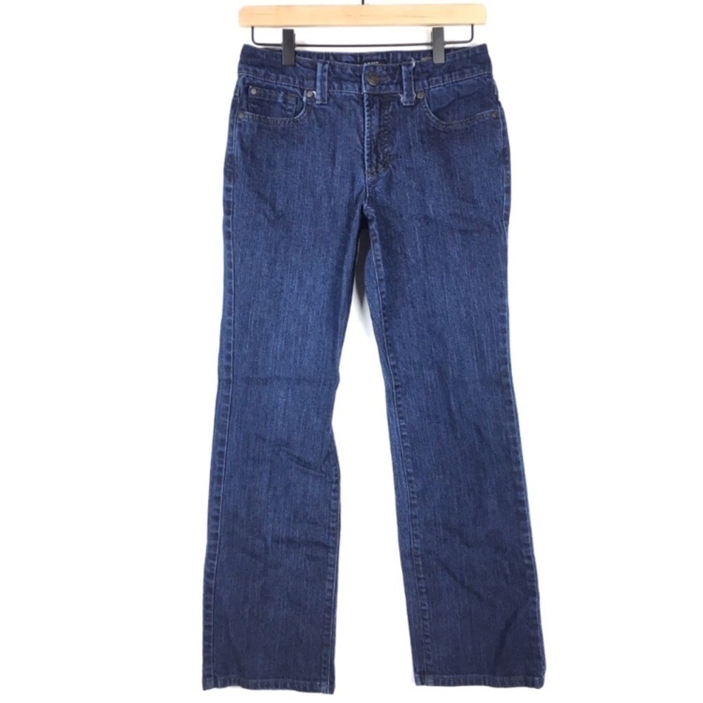NINE WEST Jeans Missy Broadway Dark Wash Stretch Denim Mid Rise Size 2 Short